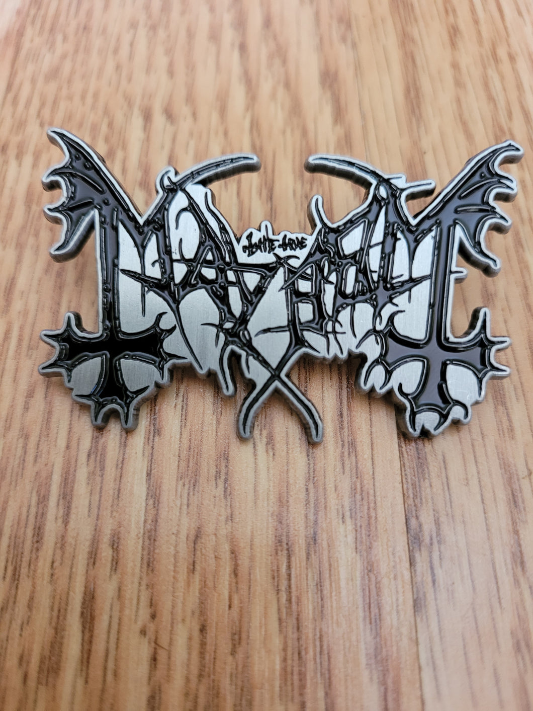 Mayhem Logo Pin