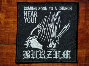 Burzum Coming Soon to a Church Near You Patch